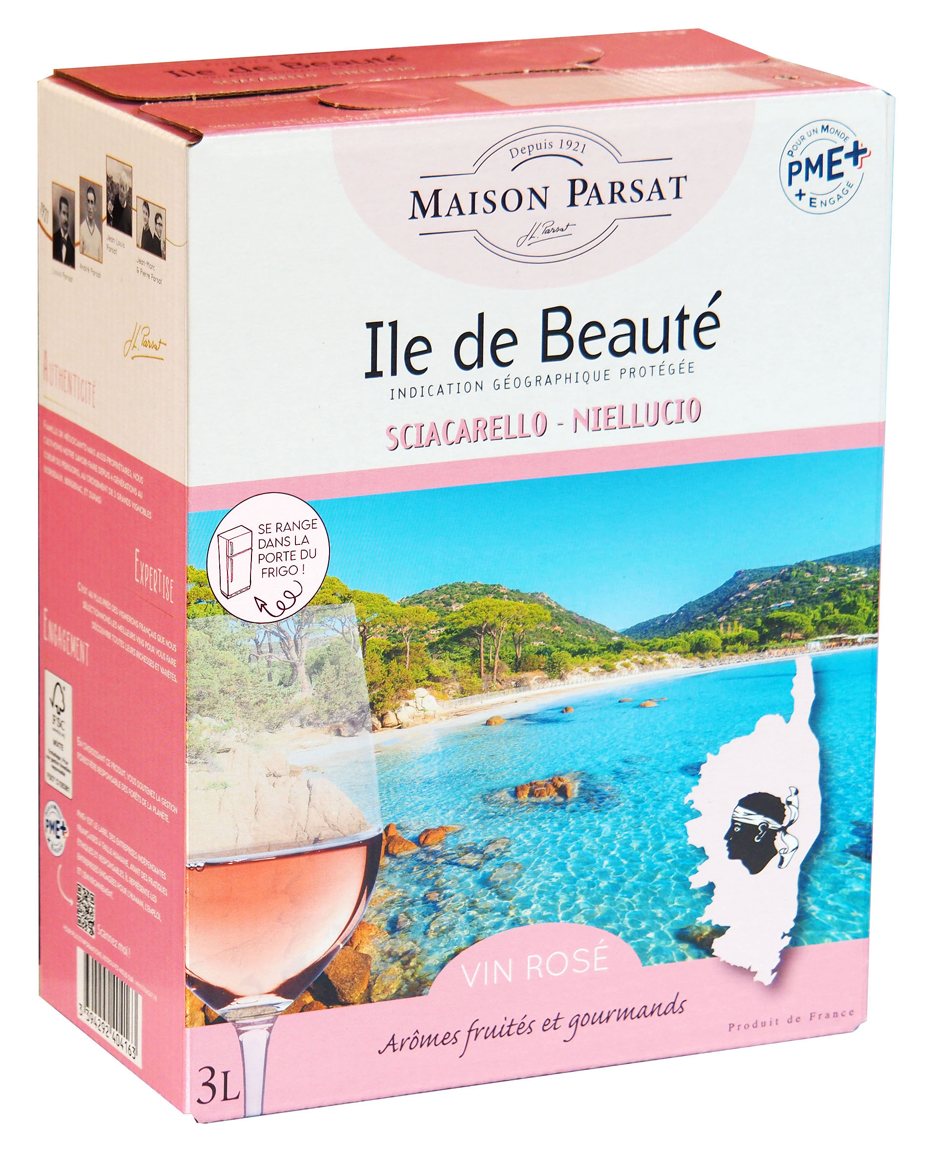 Miniature JL PARSAT  - IGP Ile de Beauté Rosé 